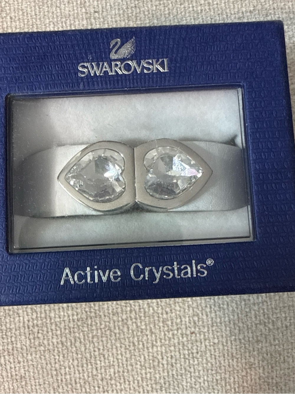 Swarovski Blue and Silver Textured USB Pack